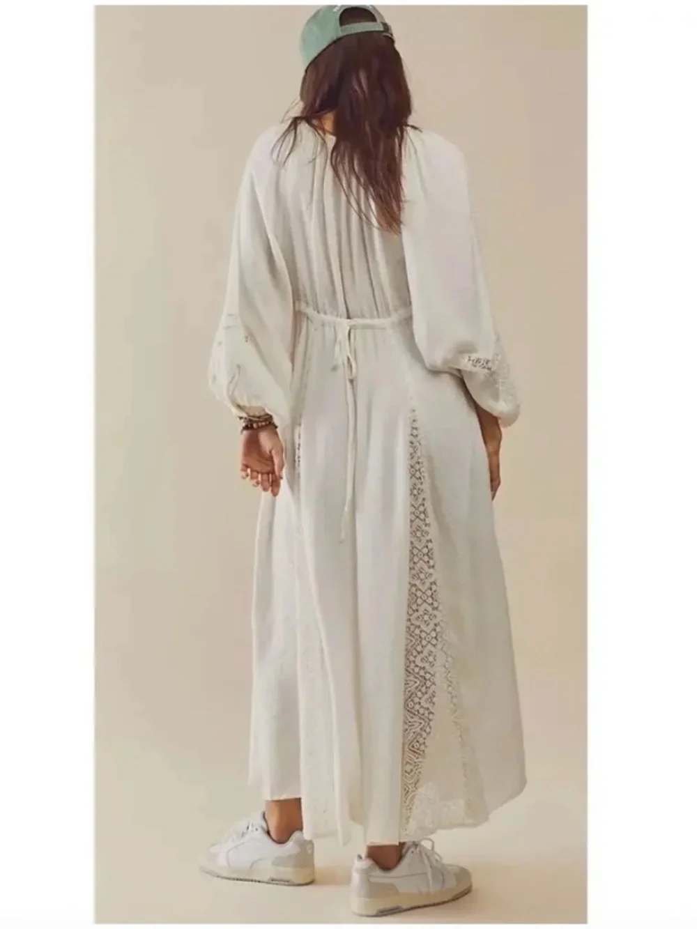 Free People Southwest Lace Maxi Dress  - S - Picture 3 of 7